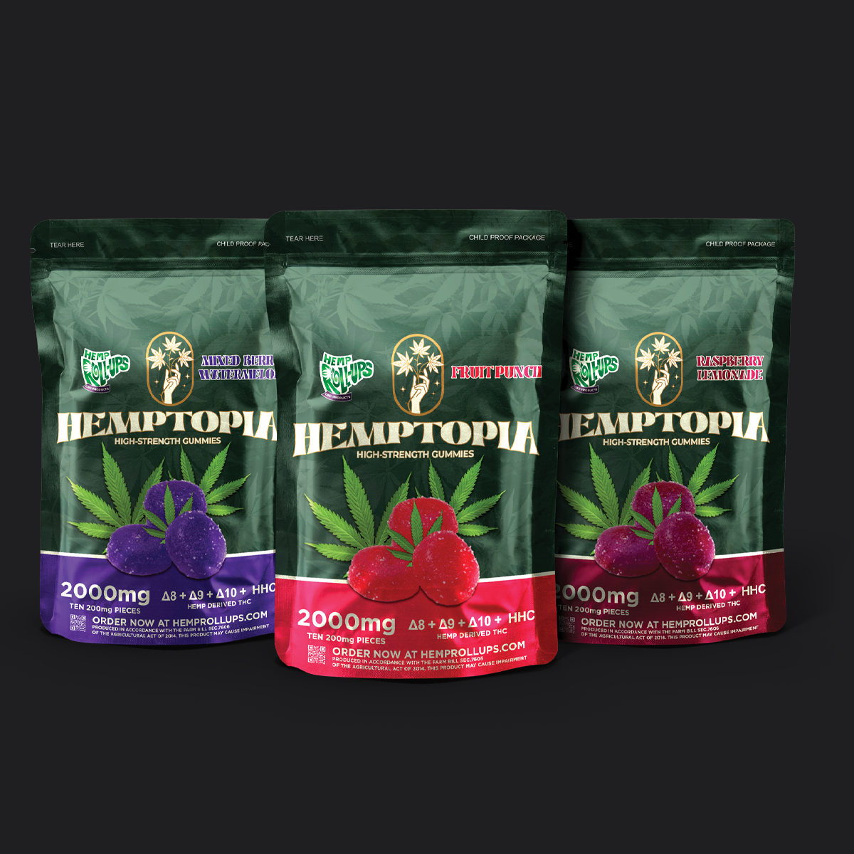 Hemptopia High Strength Gummies