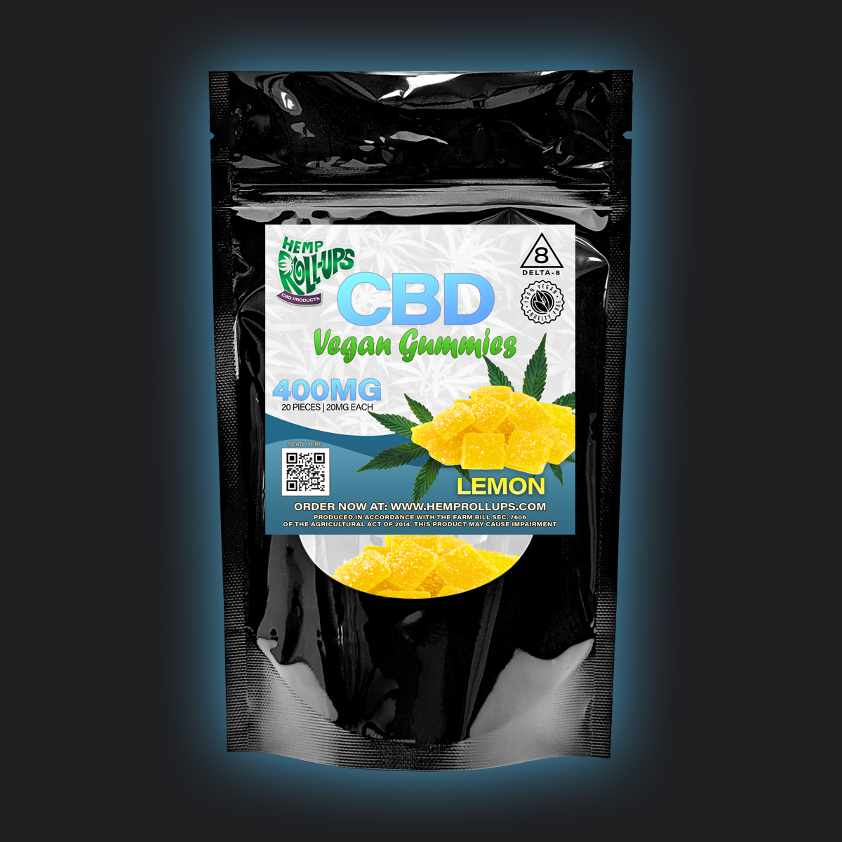 CBD Vegan Lemon Gummies