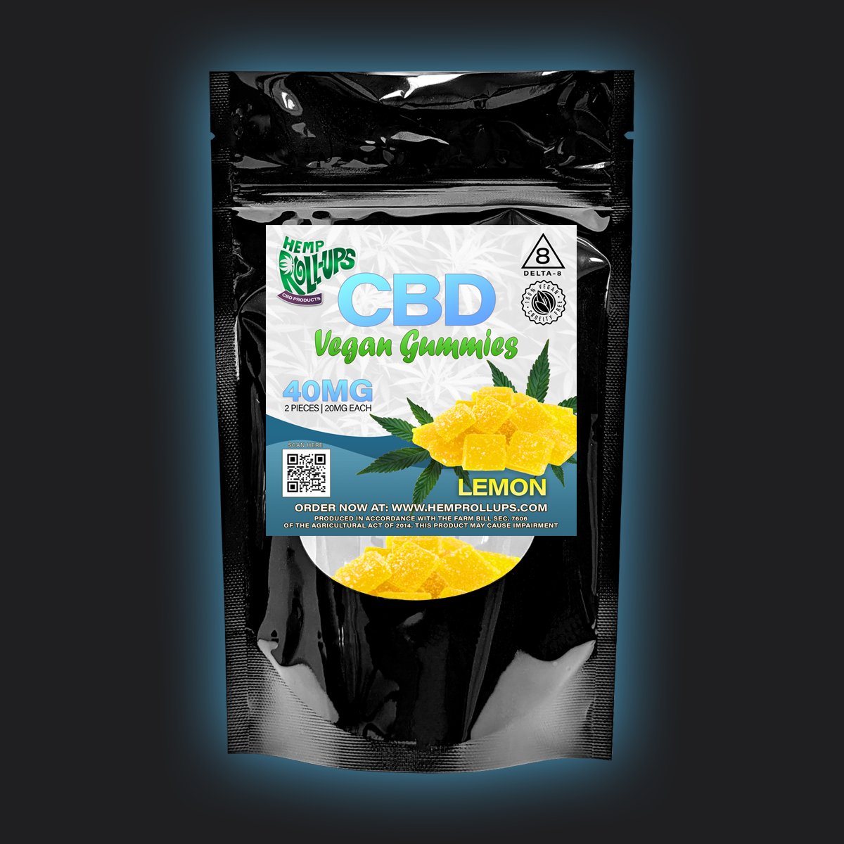 CBD Vegan Lemon Gummies